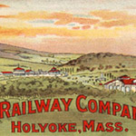 Holyoke Street Railway Company lithograph
